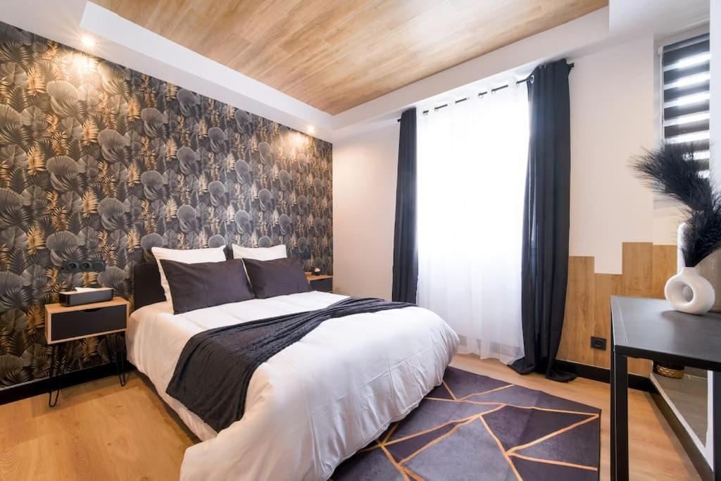 Apartamento Le Black & White - 10 Min Orly, 3 Min Gare Juvisy Athis-Mons Exterior foto